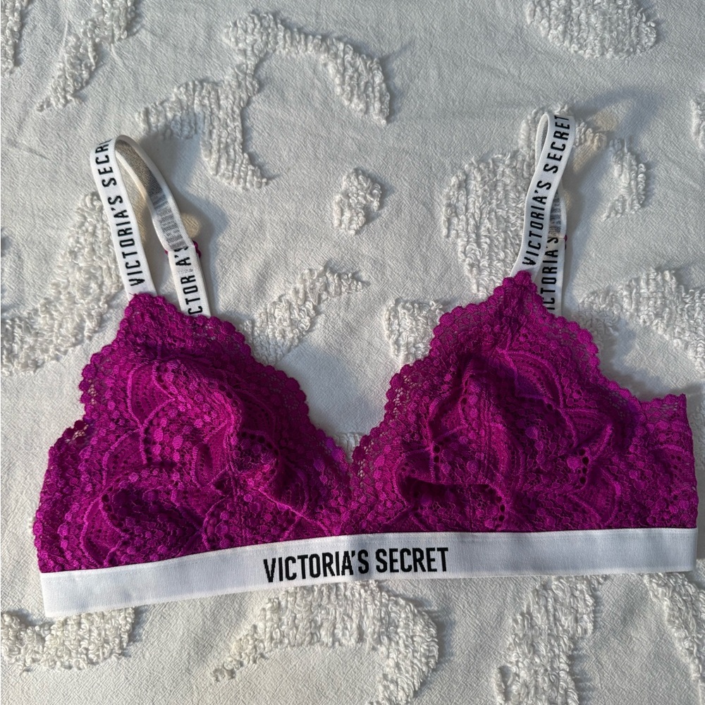 Victoria's Secret Purple Lace Bralette